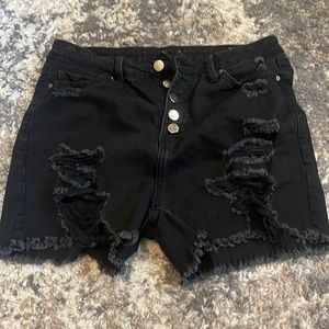 Black Shein shorts L